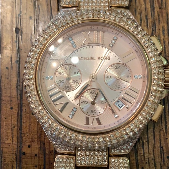 {Michael Kors}MK3196 Camille RoseGold Plated Watch - Picture 6 of 8